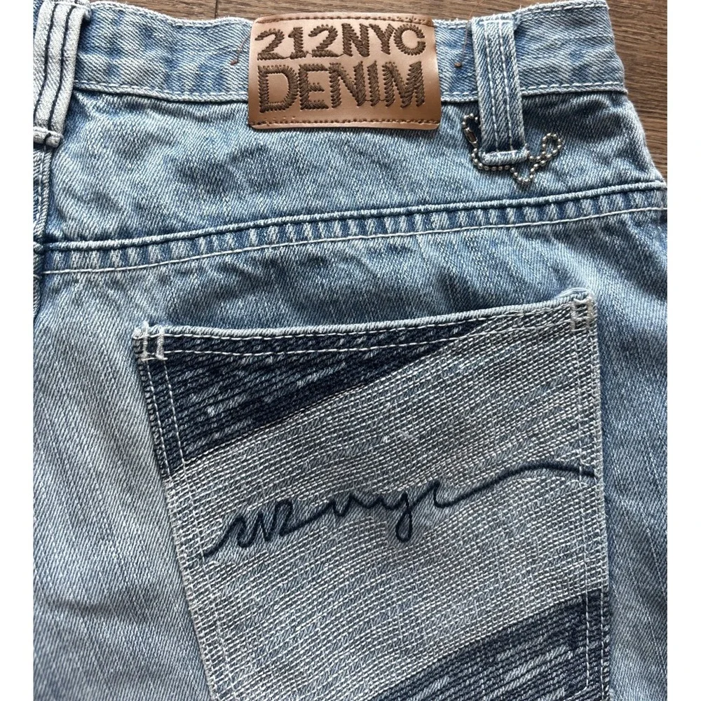 212 NYC Jeans Mens 36x32 Blue Baggy Denim Y2K‎ streetwear South Pole Style